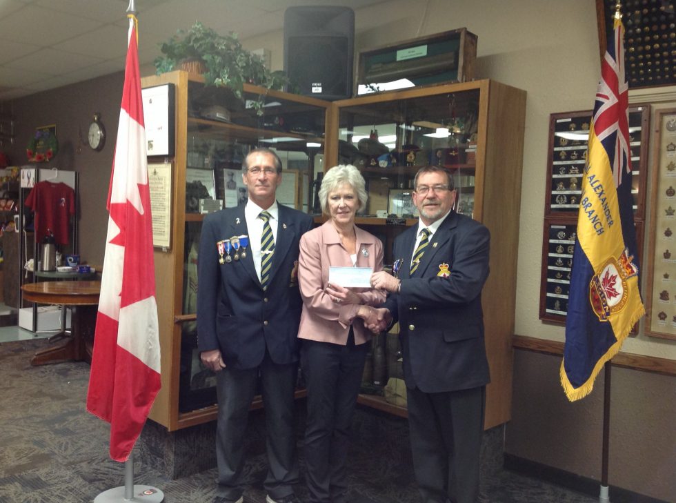 Thank You to the Royal Canadian Legion